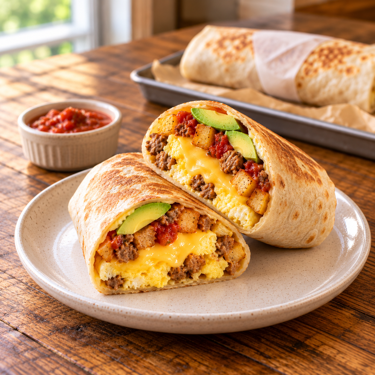 New School Breakfast Burrito