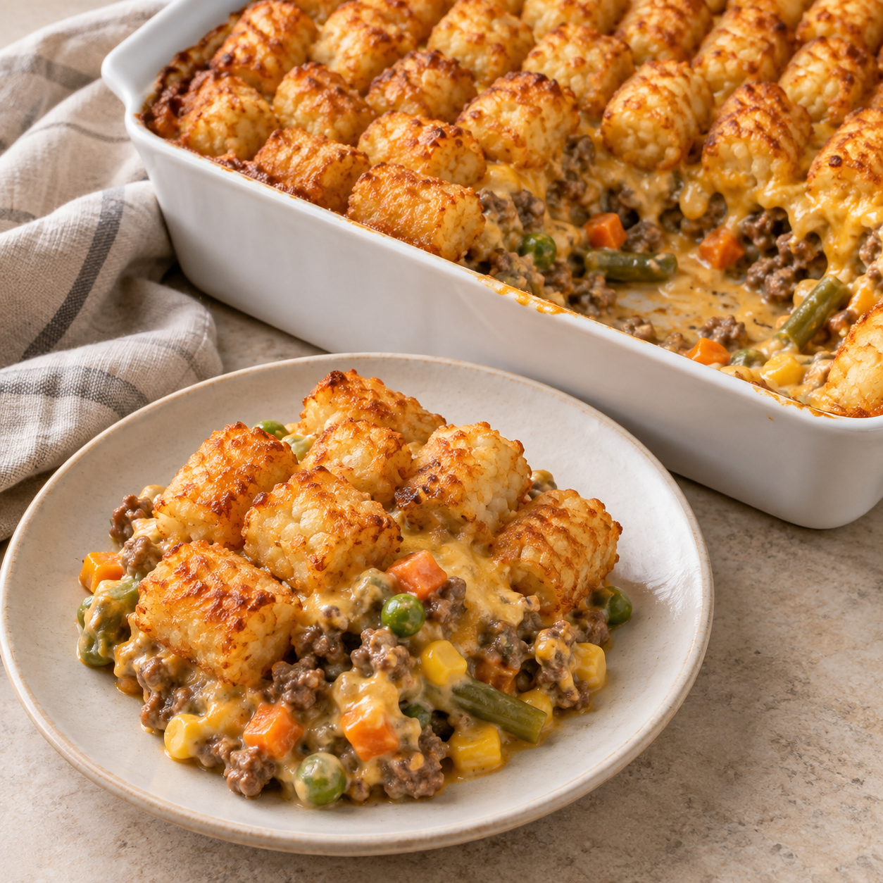 Cheesy Tot Casserole