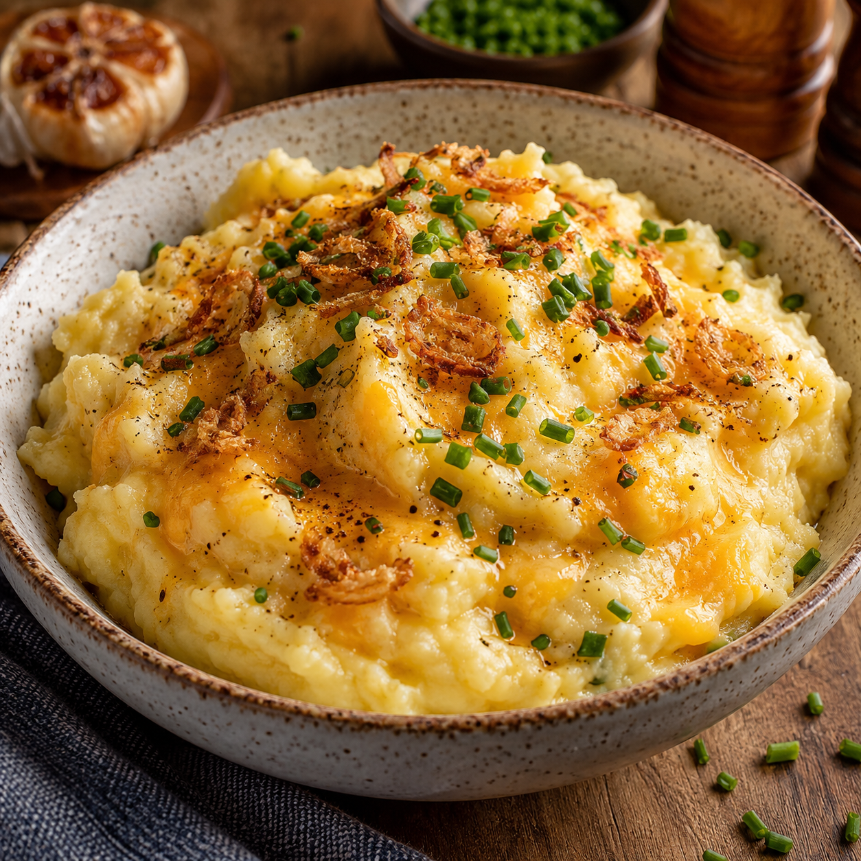 Melted Dreams Cheesy Mashed Potatoes